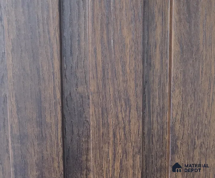 Brown Wooden Louver PN 03783 9.5 ft x 7.9 inch PVC Panel - 14 mm | Suitable for Feature Wall, TV Unit & Living Room | Width is Subjected to 5% Variation
