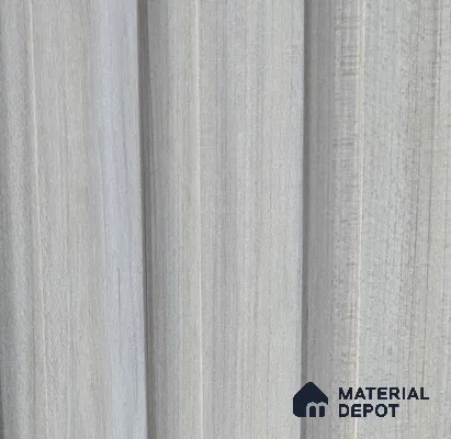 Wooden Louver PN 03784 9.5 ft x 7.9 inch PVC Panel - 14 mm | Suitable for Feature Wall, TV Unit & Living Room | Width is Subjected to 5% Variation