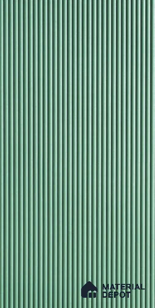 Green Plain Colour Decorative Wall Panel PN 03838 8 ft x 4 ft HDHMR Panel - 17 mm | Suitable for Feature Wall, TV Unit & Living Room | Width is Subjected to 5% Variation
