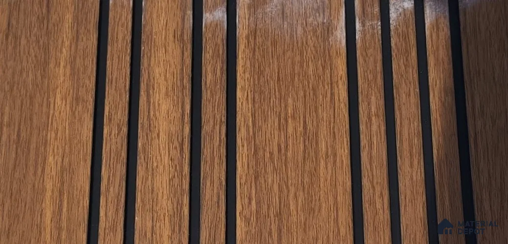 Brown Wooden Louver PN 04195 9.5 ft x 11.8 inch Charcoal Panel - 6 mm | Suitable for Feature Wall, TV Unit & Living Room | Width is Subjected to 5% Variation