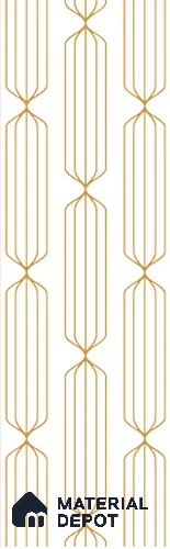 White Patterned Look Acrylic Decorative Wall Panel PN 04447 8 ft x 2 ft - 1.5 mm | Suitable for Feature Wall, TV Unit & Living Room | Width is Subjected to 5% Variation