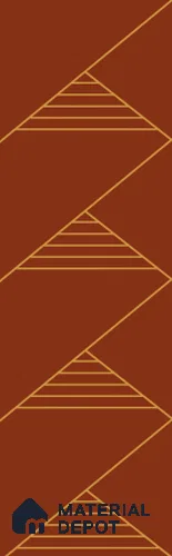 Brown Patterned Look Acrylic Decorative Wall Panel PN 04451 8 ft x 2 ft - 1.5 mm | Suitable for Feature Wall, TV Unit & Living Room | Width is Subjected to 5% Variation