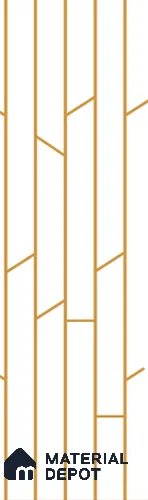 White Patterned Look Acrylic Decorative Wall Panel PN 04456 8 ft x 2 ft - 1.5 mm | Suitable for Feature Wall, TV Unit & Living Room | Width is Subjected to 5% Variation