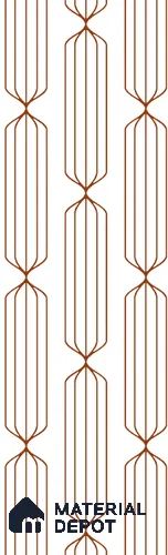 White Patterned Look Acrylic Decorative Wall Panel PN 04468 8 ft x 2 ft - 1.5 mm | Suitable for Feature Wall, TV Unit & Living Room | Width is Subjected to 5% Variation