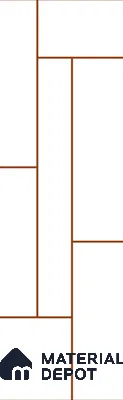 White Patterned Look Acrylic Decorative Wall Panel PN 04473 8 ft x 2 ft - 1.5 mm | Suitable for Feature Wall, TV Unit & Living Room | Width is Subjected to 5% Variation