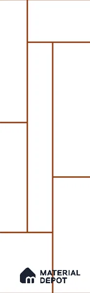 White Patterned Look Acrylic Decorative Wall Panel PN 04473 8 ft x 2 ft - 1.5 mm | Suitable for Feature Wall, TV Unit & Living Room | Width is Subjected to 5% Variation