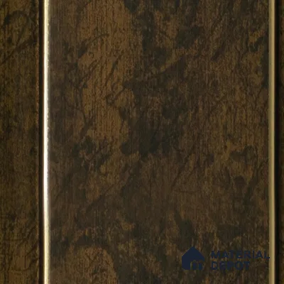 Brown Stone Louver PN 04556 8 ft x 4.9 inch Charcoal Panel - 12 mm | Suitable for Feature Wall, TV Unit & Living Room | Width is Subjected to 5% Variation