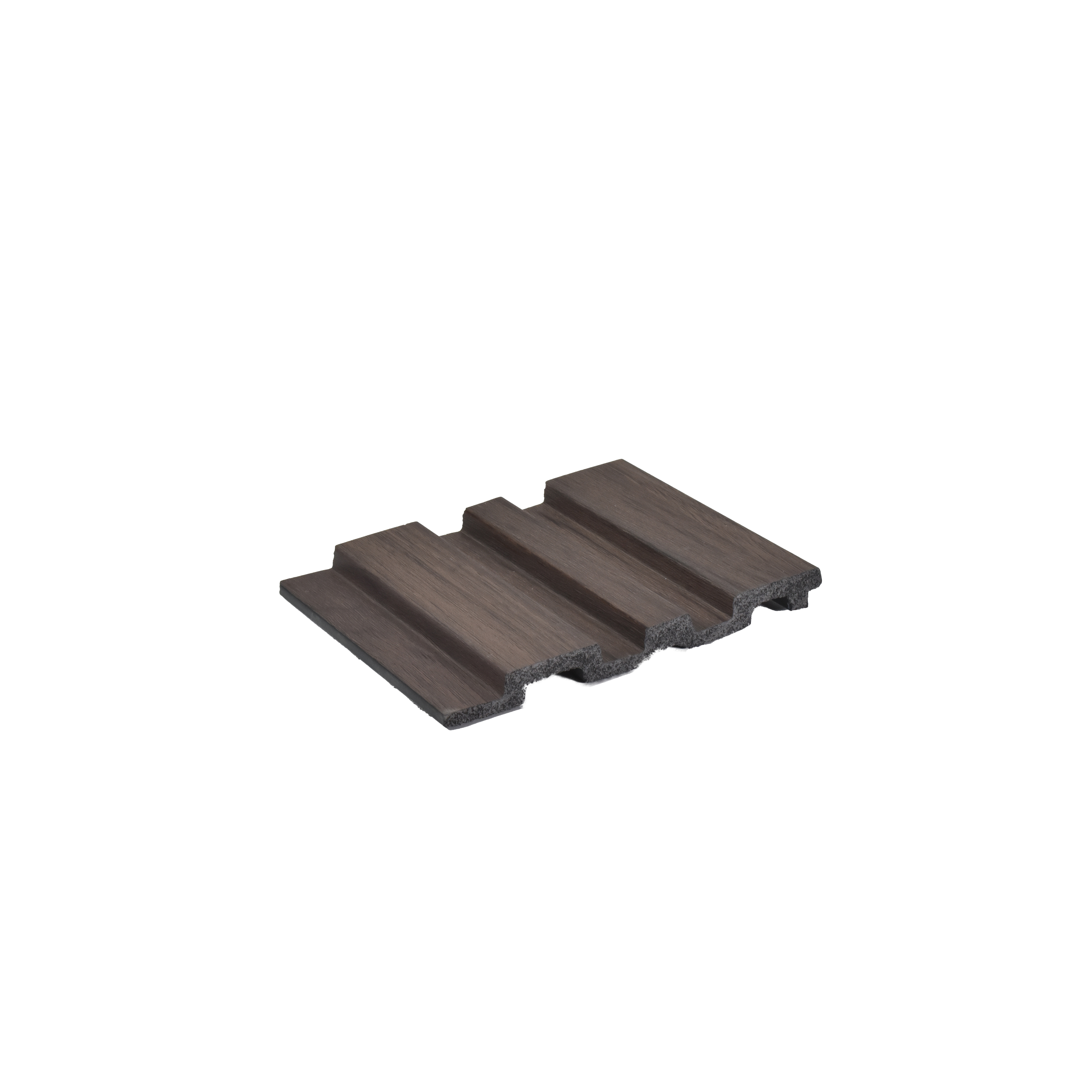 Brown Wooden Louver PN 04557 8 ft x 4.9 inch Charcoal Panel - 12 mm | Suitable for Feature Wall, TV Unit & Living Room | Width is Subjected to 5% Variation