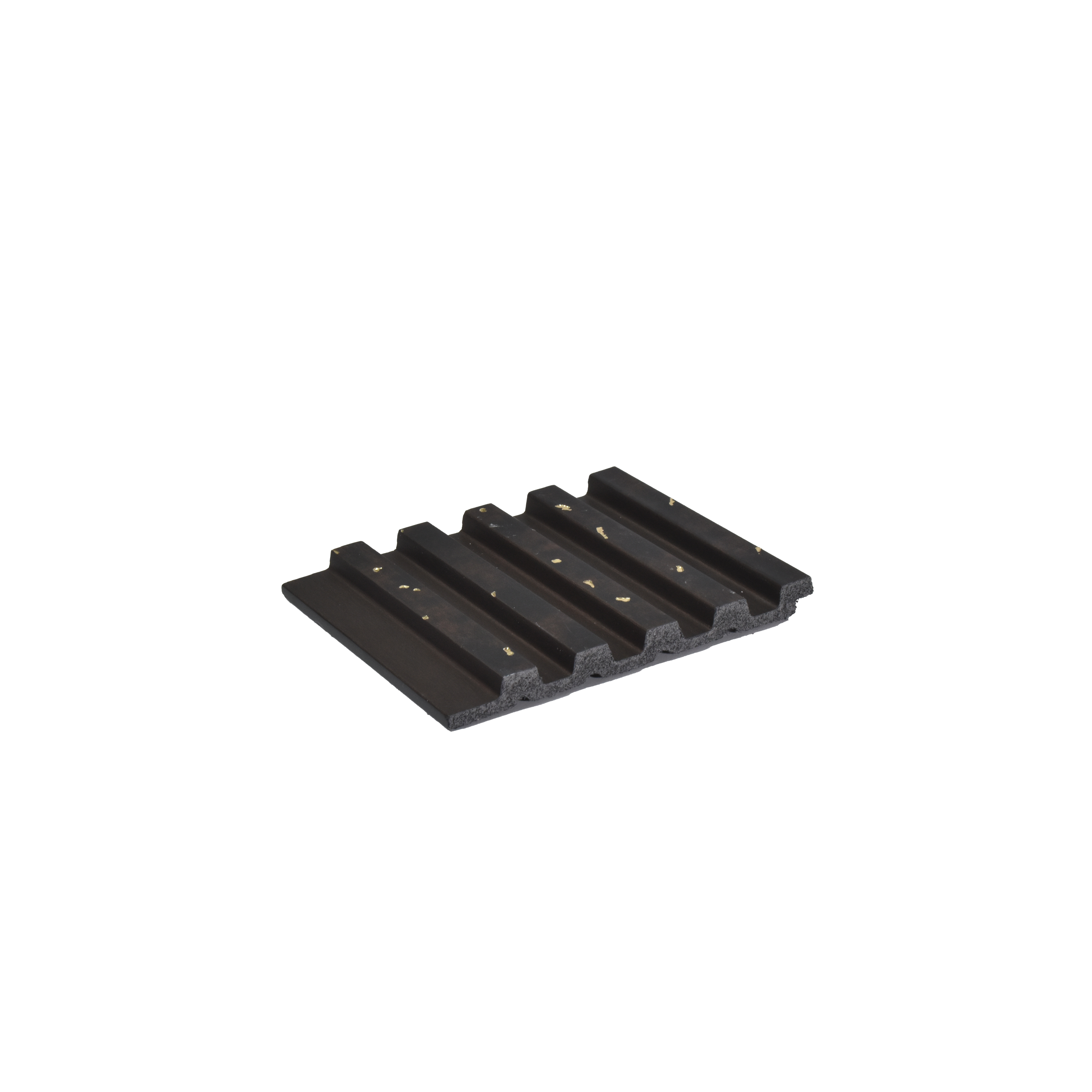 Brown Wooden Louver PN 04566 8 ft x 4.9 inch Charcoal Panel - 12 mm | Suitable for Feature Wall, TV Unit & Living Room | Width is Subjected to 5% Variation