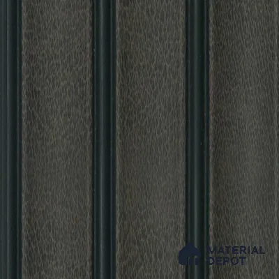 Black Wooden Louver PN 04571 8 ft x 4.9 inch Charcoal Panel - 12 mm | Suitable for Feature Wall, TV Unit & Living Room | Width is Subjected to 5% Variation