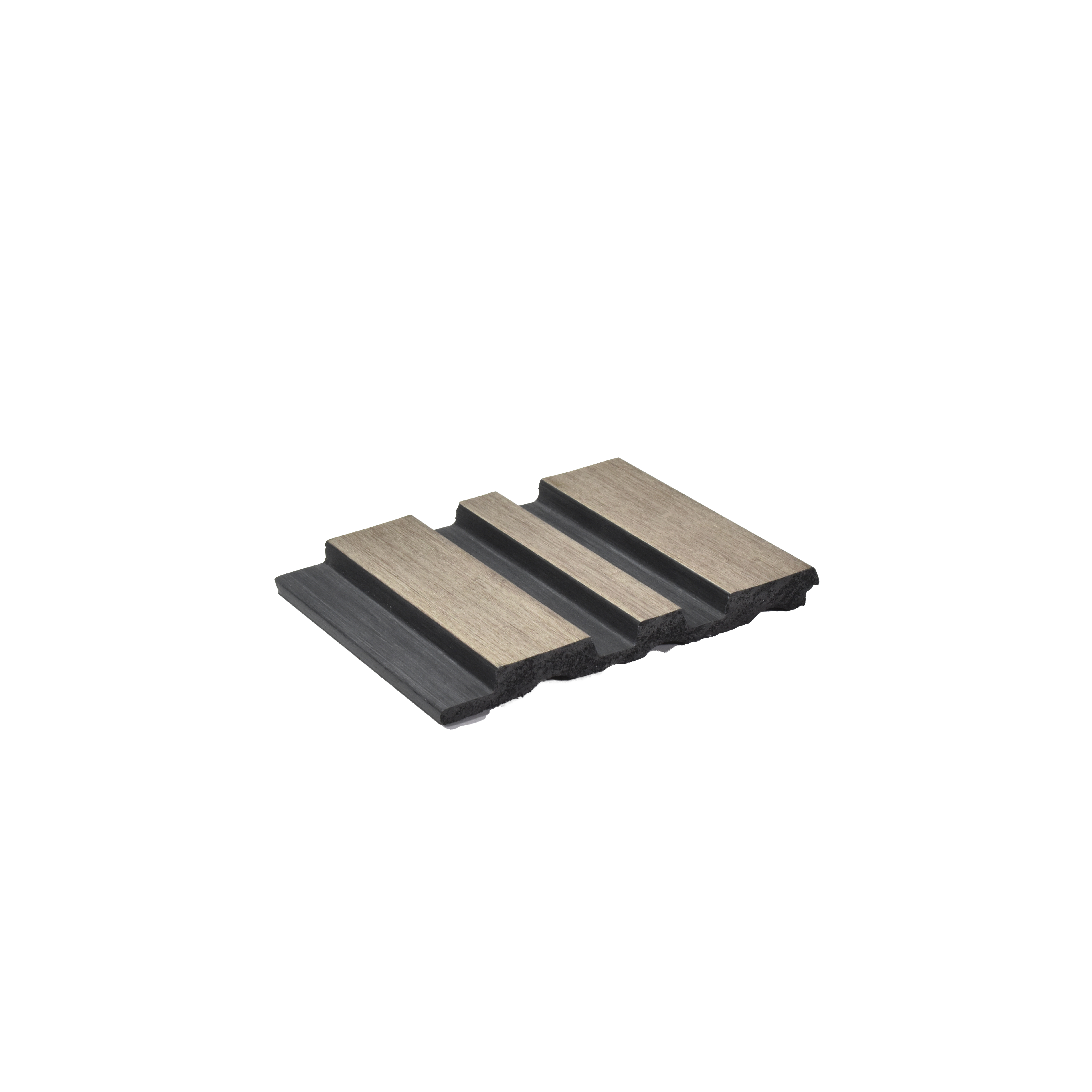 Brown Wooden Louver PN 04579 8 ft x 4.9 inch Charcoal Panel - 12 mm | Suitable for Feature Wall, TV Unit & Living Room | Width is Subjected to 5% Variation