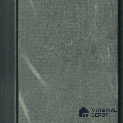 Grey Marble Louver PN 04581 8 ft x 4.9 inch Charcoal Panel - 12 mm | Suitable for Feature Wall, TV Unit & Living Room | Width is Subjected to 5% Variation
