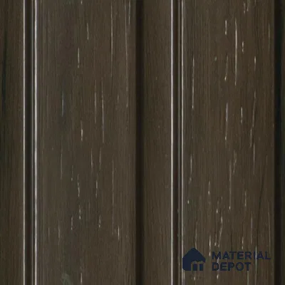 Brown Wooden Louver PN 04597 8 ft x 4.9 inch Charcoal Panel - 12 mm | Suitable for Feature Wall, TV Unit & Living Room | Width is Subjected to 5% Variation