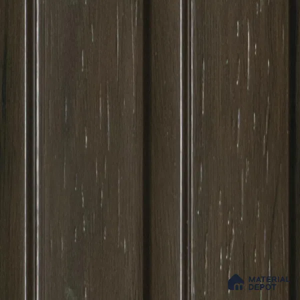 Brown Wooden Louver PN 04597 8 ft x 4.9 inch Charcoal Panel - 12 mm | Suitable for Feature Wall, TV Unit & Living Room | Width is Subjected to 5% Variation