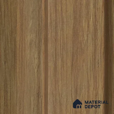 Brown Wooden Louver PN 04601 8 ft x 4.9 inch Charcoal Panel - 12 mm | Suitable for Feature Wall, TV Unit & Living Room | Width is Subjected to 5% Variation