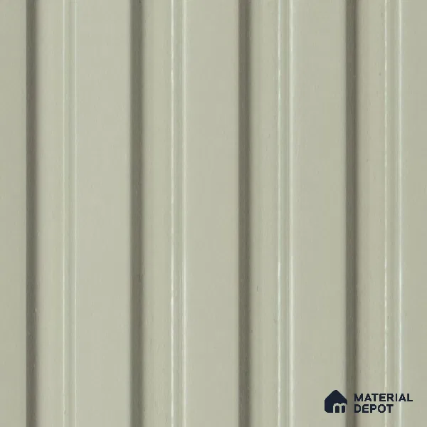 Silver Plain Colour Look Charcoal Louver/Panel 8 ft x 4.7 inch - 12 mm | Ideal for Living Room, TV Cabinet, Bedroom, Feature Wall, Office | PN 04881