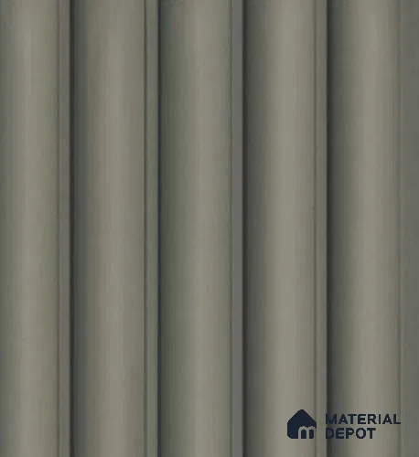 Cream Plain Colour Louver PN 04889 9.5 ft x 4.7 inch Charcoal Panel - 12 mm | Suitable for Feature Wall, TV Unit & Living Room | Width is Subjected to 5% Variation