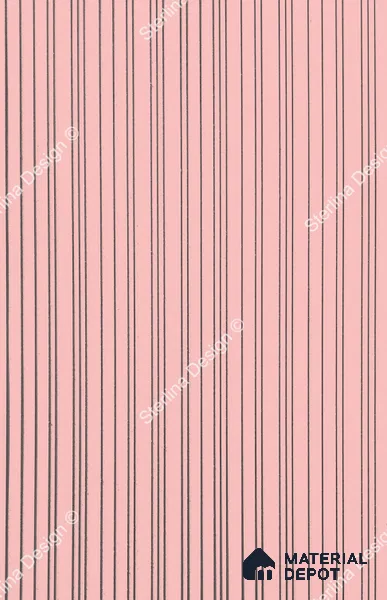 Red Plain Colour Louver PN 04978 8 ft x 4 ft MDF Panel - 8 mm | Suitable for Feature Wall, TV Unit & Living Room | Width is Subjected to 5% Variation