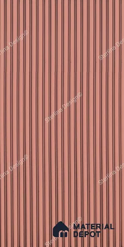 Red Plain Colour Louver PN 05006 8 ft x 4 ft MDF Panel - 16.5 mm | Suitable for Feature Wall, TV Unit & Living Room | Width is Subjected to 5% Variation