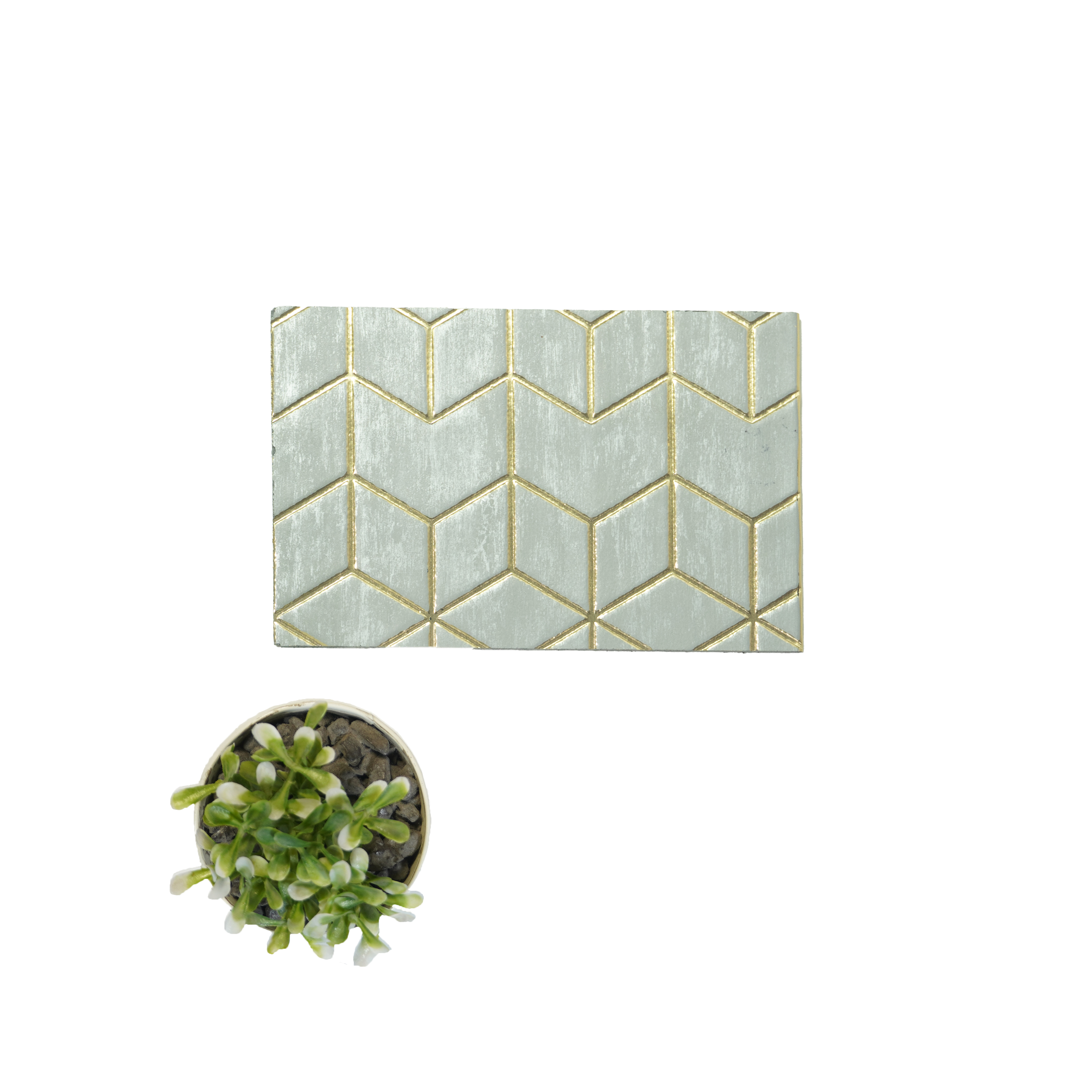Grey Patterned Look Charcoal Decorative Wall Panel PN 05053 8 ft x 2 ft - 4 mm | Suitable for Feature Wall, TV Unit & Living Room | Width is Subjected to 5% Variation