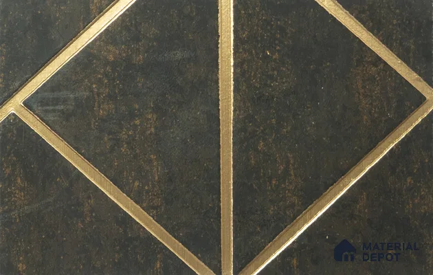 Brown Luxury Look Charcoal Decorative Wall Panel PN 05061 8 ft x 2 ft - 4 mm | Suitable for Feature Wall, TV Unit & Living Room | Width is Subjected to 5% Variation