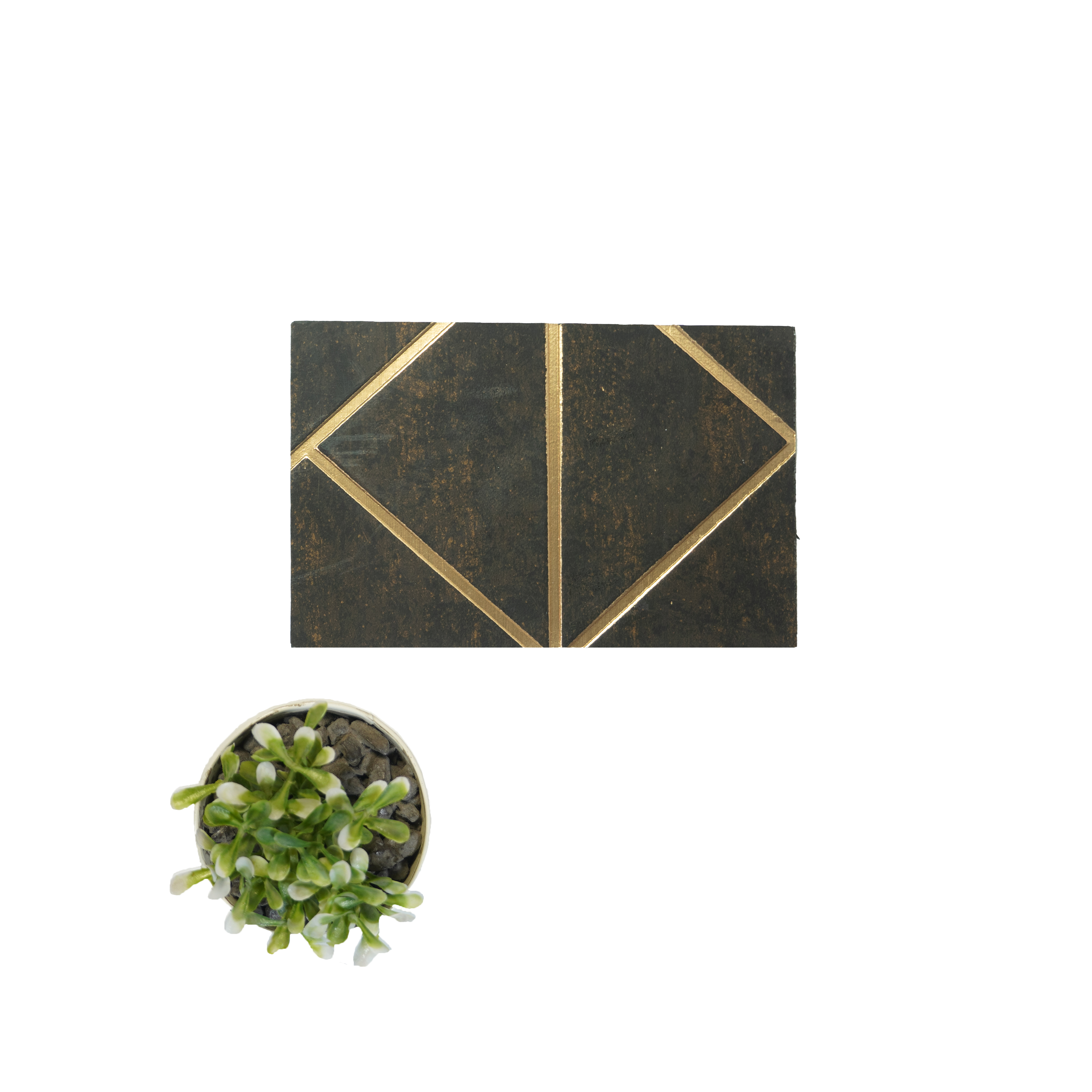 Brown Luxury Look Charcoal Decorative Wall Panel PN 05061 8 ft x 2 ft - 4 mm | Suitable for Feature Wall, TV Unit & Living Room | Width is Subjected to 5% Variation