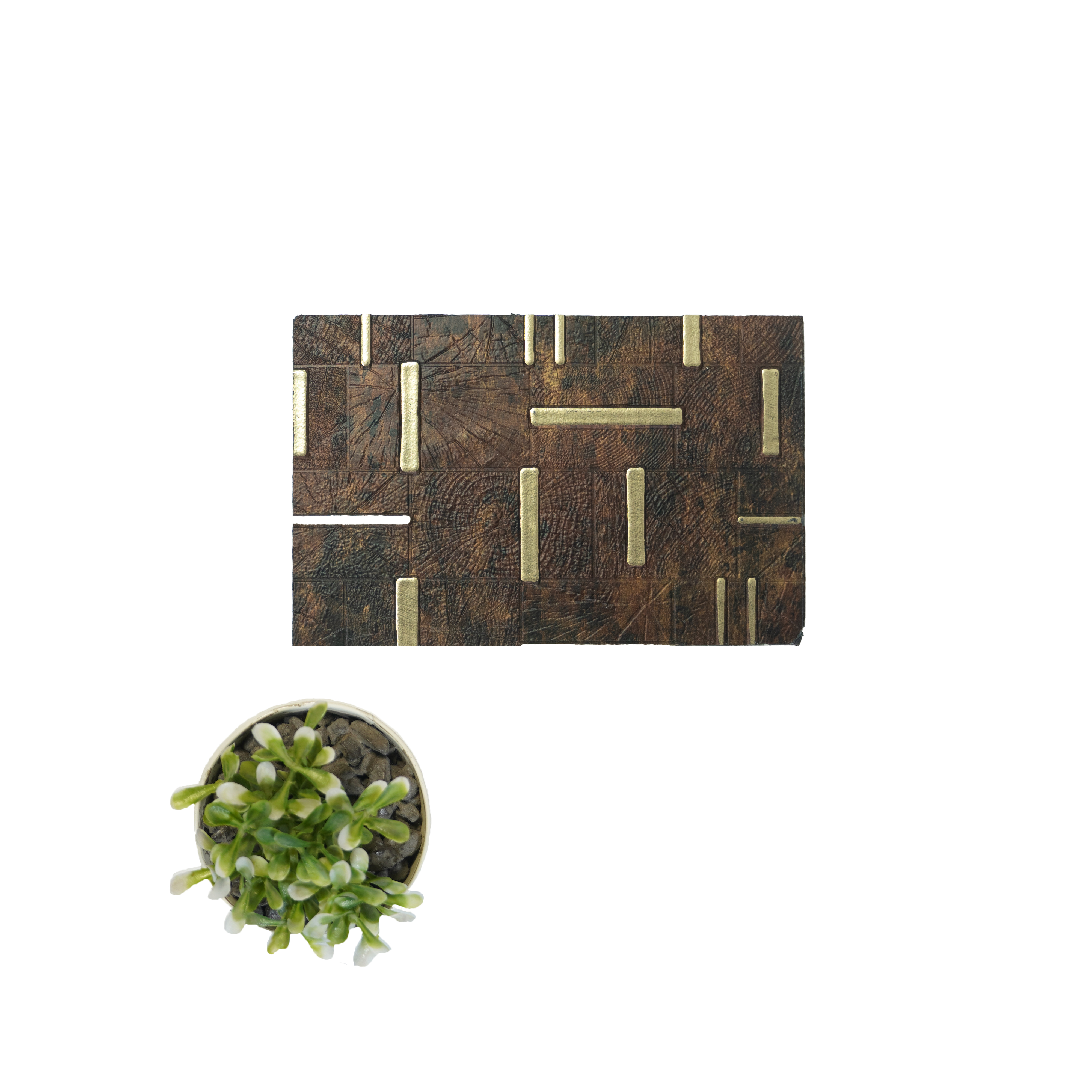 Multi Colour Luxury Look Charcoal Decorative Wall Panel PN 05067 8 ft x 2 ft - 4 mm | Suitable for Feature Wall, TV Unit & Living Room | Width is Subjected to 5% Variation