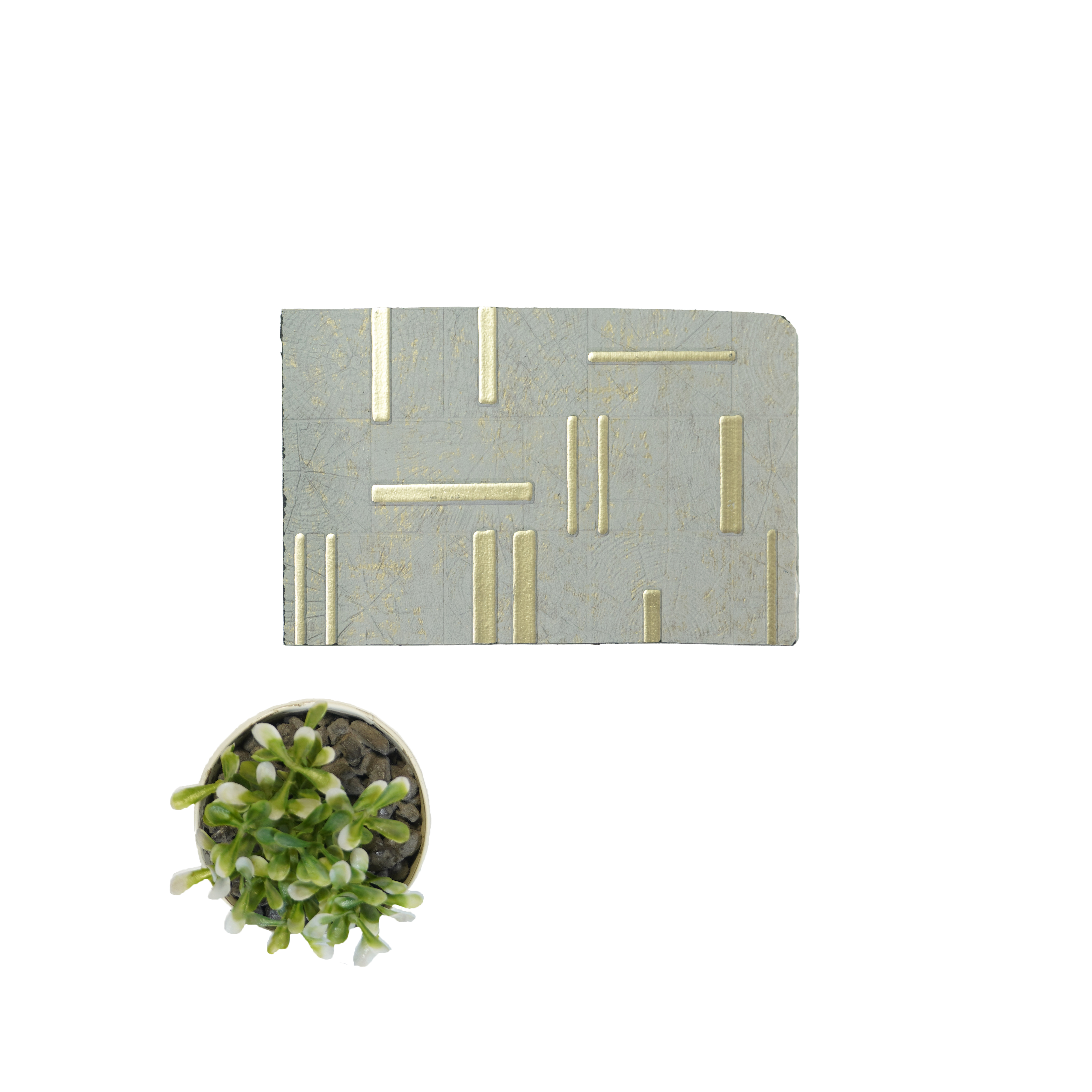 Grey Luxury Look Charcoal Decorative Wall Panel PN 05068 8 ft x 2 ft - 4 mm | Suitable for Feature Wall, TV Unit & Living Room | Width is Subjected to 5% Variation