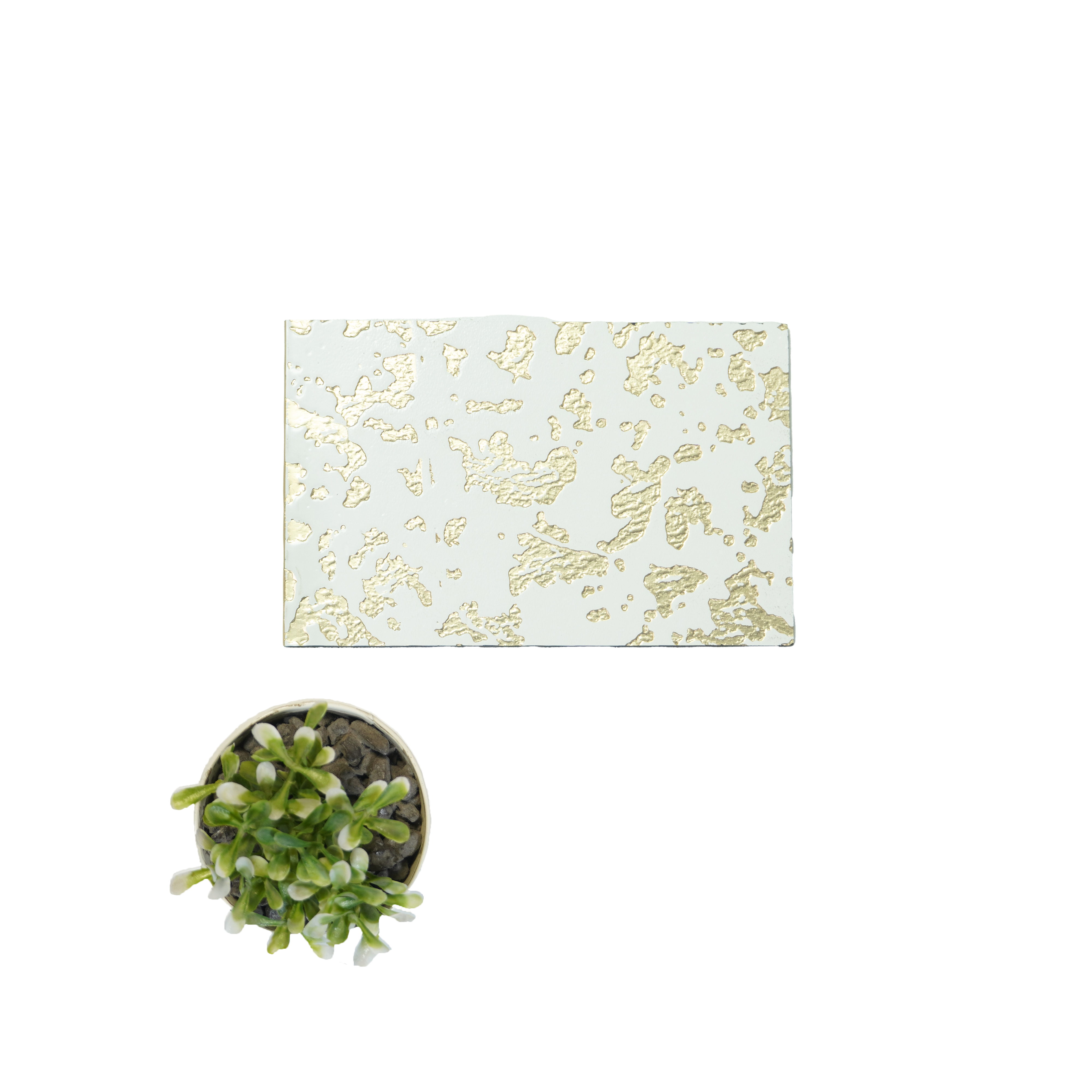 Cream Luxury Look Charcoal Decorative Wall Panel PN 05072 8 ft x 2 ft - 4 mm | Suitable for Feature Wall, TV Unit & Living Room | Width is Subjected to 5% Variation