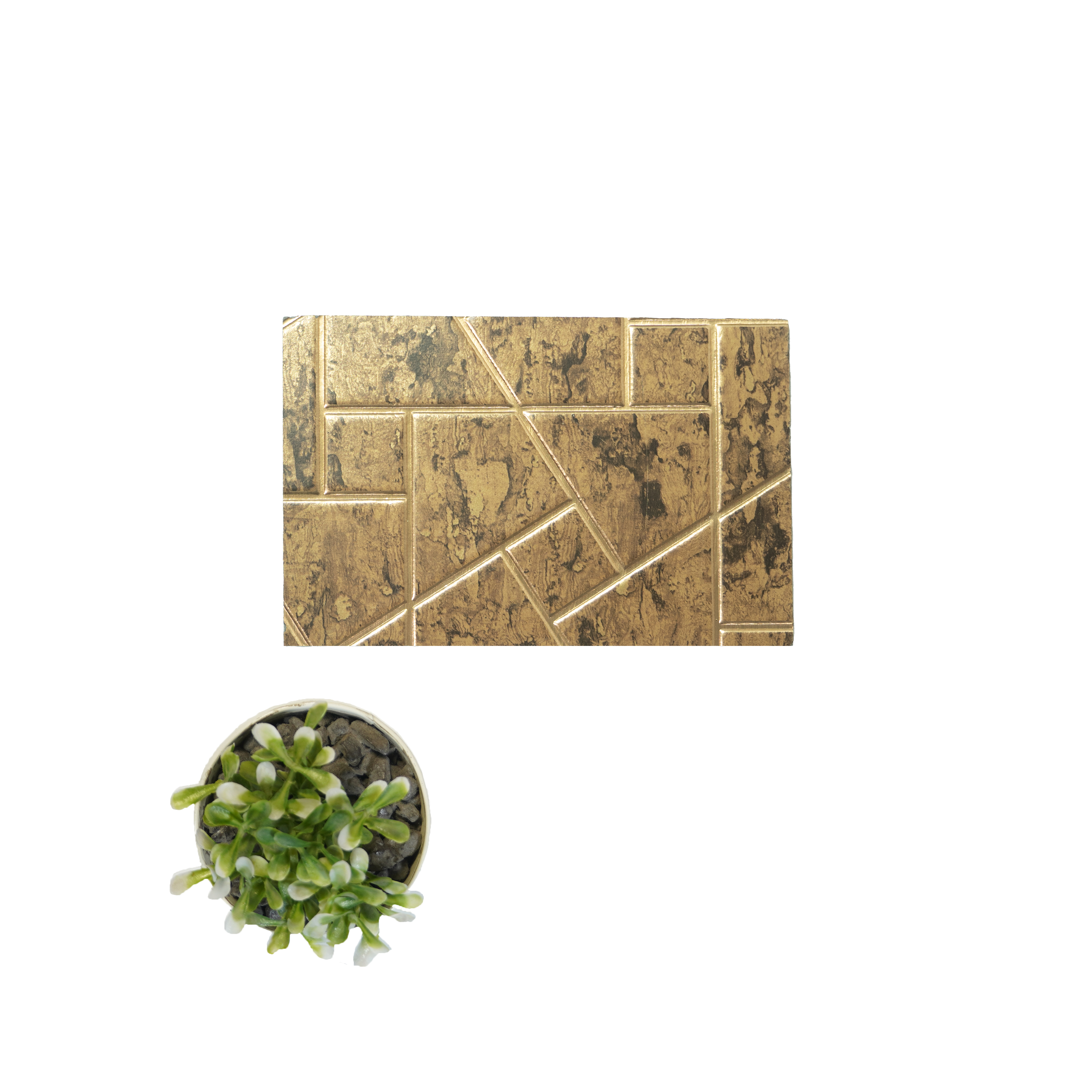 Rang ST 16 Charco Charm Series Charcoal Decorative Wall Panel | 8 ft x 2 ft - 4 mm | Width is Subjected to 5% Variation