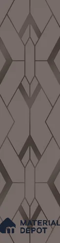 Brown Patterned Look Acrylic Decorative Wall Panel PN 05143 8 ft x 2 ft - 1.3 mm | Suitable for Feature Wall, TV Unit & Living Room | Width is Subjected to 5% Variation