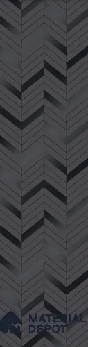 Black Patterned Look Acrylic Decorative Wall Panel PN 05148 8 ft x 2 ft - 1.3 mm | Suitable for Feature Wall, TV Unit & Living Room | Width is Subjected to 5% Variation
