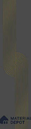 Black Patterned Look Acrylic Decorative Wall Panel PN 05151 8 ft x 2 ft - 1.3 mm | Suitable for Feature Wall, TV Unit & Living Room | Width is Subjected to 5% Variation
