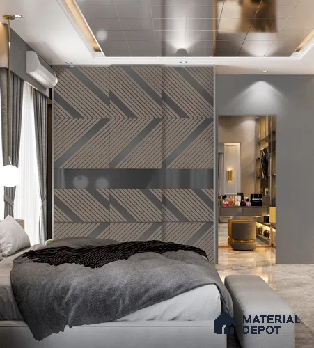 Multi Colour Patterned Look Acrylic Decorative Wall Panel PN 05152 8 ft x 2 ft - 1.3 mm | Suitable for Feature Wall, TV Unit & Living Room | Width is Subjected to 5% Variation