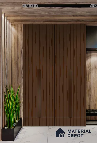 Rang RN 315 Suncoast Nazrana Series Engraved Acrylic Decorative Wall Panel | 8 ft x 2 ft - 1.3 mm | Width is Subjected to 5% Variation