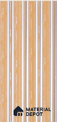 Yellow Patterned Louver PN 05206 9 ft x 4.8 inch Charcoal Panel - 12 mm | Suitable for Feature Wall, TV Unit & Living Room | Width is Subjected to 5% Variation