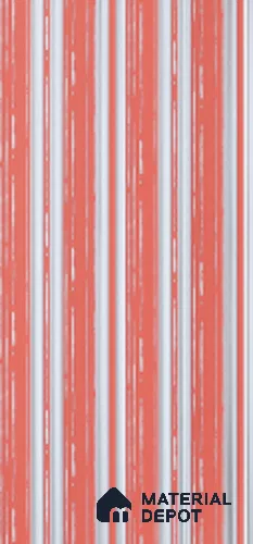 Red Patterned Louver PN 05207 9 ft x 4.8 inch Charcoal Panel - 12 mm | Suitable for Feature Wall, TV Unit & Living Room | Width is Subjected to 5% Variation
