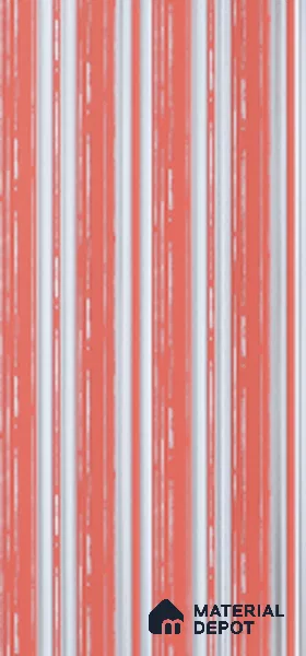 Red Patterned Louver PN 05207 9 ft x 4.8 inch Charcoal Panel - 12 mm | Suitable for Feature Wall, TV Unit & Living Room | Width is Subjected to 5% Variation