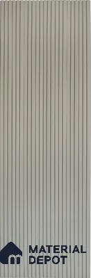 Grey Patterned Louver PN 05209 9 ft x 4.7 inch MDF Panel - 18 mm | Suitable for Feature Wall, TV Unit & Living Room | Width is Subjected to 5% Variation