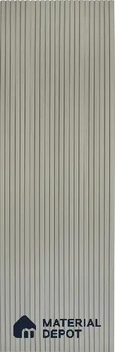 Grey Patterned Louver PN 05209 9 ft x 4.7 inch MDF Panel - 18 mm | Suitable for Feature Wall, TV Unit & Living Room | Width is Subjected to 5% Variation