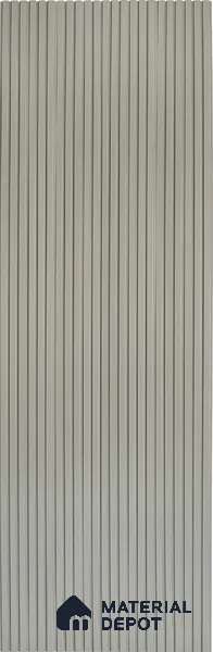 Grey Patterned Louver PN 05209 9 ft x 4.7 inch MDF Panel - 18 mm | Suitable for Feature Wall, TV Unit & Living Room | Width is Subjected to 5% Variation