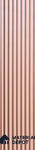 Brown Plain Colour Louver PN 05528 9.5 ft x 5 inch Charcoal Panel - 11 mm | Suitable for Feature Wall, TV Unit & Living Room | Width is Subjected to 5% Variation