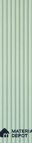 Green Plain Colour Louver PN 05531 9.5 ft x 5 inch Charcoal Panel - 11 mm | Suitable for Feature Wall, TV Unit & Living Room | Width is Subjected to 5% Variation