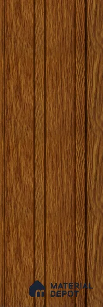 Brown Wooden Louver PN 05589 8 ft x 5 inch Charcoal Panel - 12 mm | Suitable for Feature Wall, TV Unit & Living Room | Width is Subjected to 5% Variation