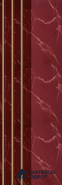 Red Marble Louver PN 05599 8 ft x 5 inch Charcoal Panel - 12 mm | Suitable for Feature Wall, TV Unit & Living Room | Width is Subjected to 5% Variation