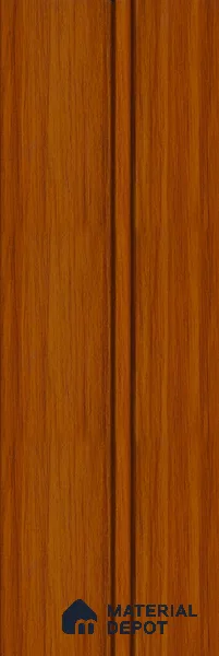 Brown Wooden Louver PN 05616 8 ft x 5 inch Charcoal Panel - 12 mm | Suitable for Feature Wall, TV Unit & Living Room | Width is Subjected to 5% Variation