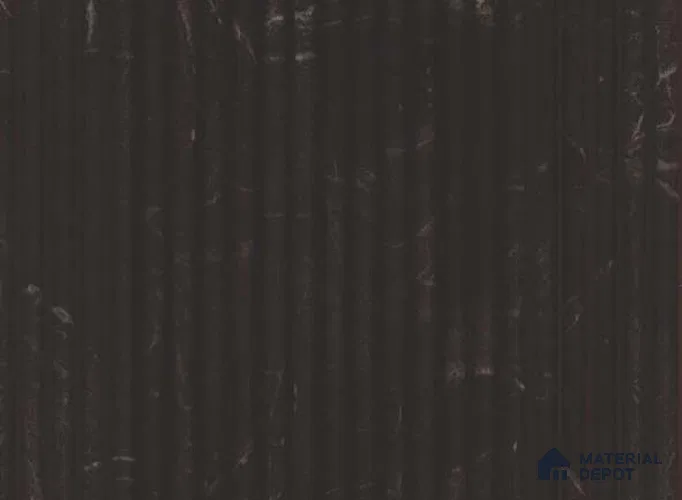 Black Marble Louver PN 05618 8 ft x 6 inch Charcoal Panel - 11 mm | Suitable for Feature Wall, TV Unit & Living Room | Width is Subjected to 5% Variation