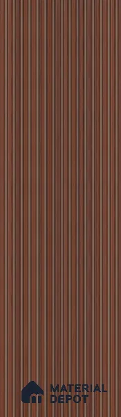 Brown Wooden Louver PN 05662 8 ft x 5 inch Charcoal Panel - 10 mm | Suitable for Feature Wall, TV Unit & Living Room | Width is Subjected to 5% Variation