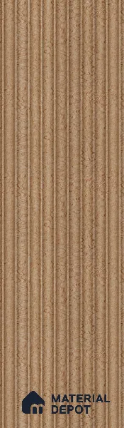 Brown Stone Louver PN 05672 8 ft x 5 inch Charcoal Panel - 10 mm | Suitable for Feature Wall, TV Unit & Living Room | Width is Subjected to 5% Variation