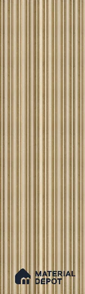 Gold Plain Colour Louver PN 05673 8 ft x 5 inch Charcoal Panel - 10 mm | Suitable for Feature Wall, TV Unit & Living Room | Width is Subjected to 5% Variation